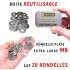 Rondelle Zinguée M8 – Blister de 20 pcs – Acier Zingué, Résistantes à la Corrosion – ALSAFIX - ALSAFIX
