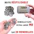 Rondelles Inox A4 M8 – Lot de 20 pièces – Résistantes et Durables - ALSAFIX