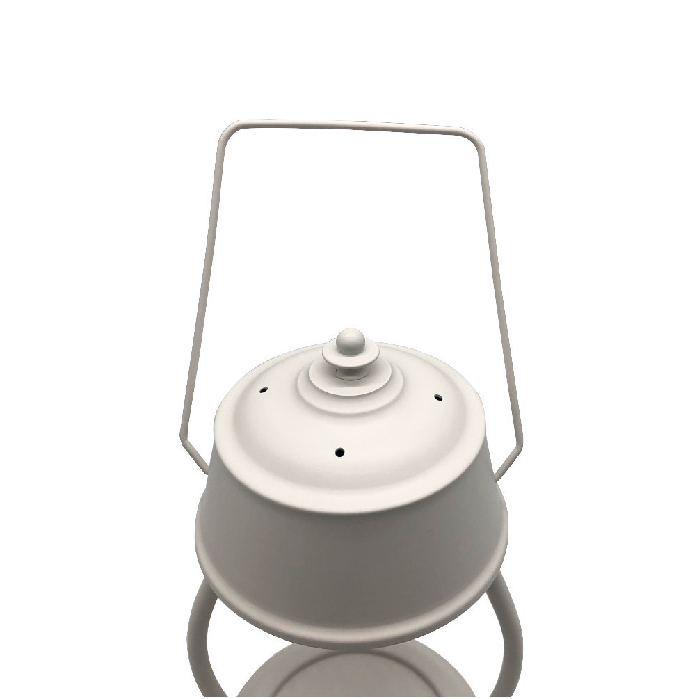 Lampe chauffante pour bougie LANTERNE BLANC à ampoule halogène - Difmu