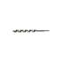 Mèche Charpente Spirale Unique Q. 6 Pans D. 8 x LT. 235 x Lu. 100 mm – Performance Optimale pour Bois - ALSAFIX