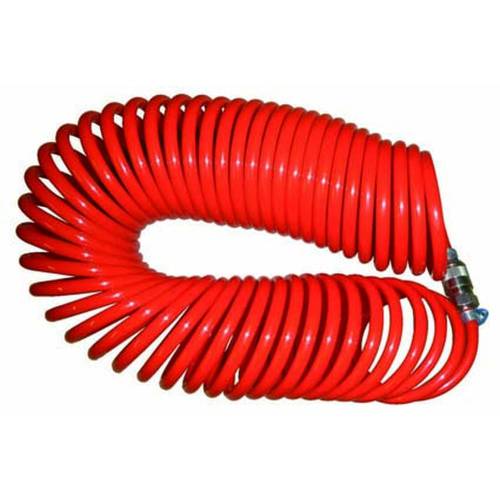 Tuyau Pneumatique en Spirale avec Raccords Rapide 1/4 - 10 mx8x10 mm - D-Work
