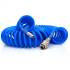Tuyau Pneumatique en Spirale avec Raccords Rapide 1/4 - 10 mx8x10 mm - D-Work