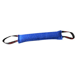 Boudin de débourrage chiots 45 x 10 cm en coton synthétique à 2 poignées pour sport canin - 060-BLUE - ABC Sport Klin