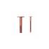 Pointe en Vrac Tête Extra Large Annelée Cuivre - 2.8/3.1x50 mm en Seau de 5 kg - D-Work