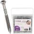 Pointe en Vrac Tête Extra Large (TEL) Annelée – Inox A4, 2,8/3,1 x 50 mm – Résistante et Durable - ALSAFIX