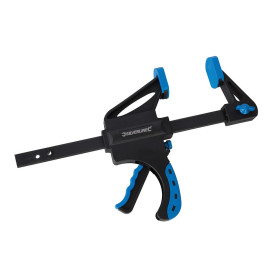 Presse Rapide Usage Intensif 150 mm - Résistante et Pratique - Idéale pour Bricolage - Silverline