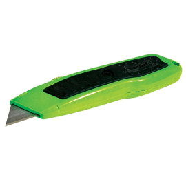 Cutter Haute-Visibilité à Lame Rétractable 150 mm – Précision et Sécurité – Outil Pratique - Silverline