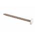 Pointe Annelée en Vrac Tête Plate Inox A4 - 28/31x60 mm en Seau de 5 kg - D-Work