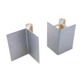 Truelles d'Angle 125 x 80 mm – Lot de 2 – Outils Précis pour Finitions Parfaites - Silverline