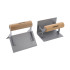 Truelles d'Angle 125 x 80 mm – Lot de 2 – Outils Précis pour Finitions Parfaites - Silverline