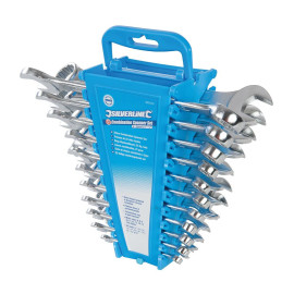 Clés Mixtes 22 pcs de 6 à 22 mm et 1/4 à 7/8" – Outils Polyvalents pour Mécanique - Silverline