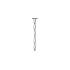 Pointe en Vrac Tête Plate Carré Torsadé (Ct) - 6.5x220 mm - 5 kg - D-Work