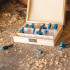 Fraises de Défonceuse TCT 1/4" - Lot de 12 Pièces - Précision et Performance Optimale - Silverline