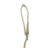 Agrès balançoire en bois 17 x 33 cm cordage PP avec 2 anneaux et 2 huits de réglage (portique 2 à 3 mètres - Enfants) - D-Work