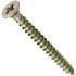 1000 Vis à Tête Fraisée D.4 mm x 25 mm – Galvanisées Résinées, TX 20 – Fixation Sécurisée et Durable - ALSAFIX