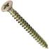 1000 Vis à Tête Fraisée D.4 mm x 35 mm – Galvanisées Résinées, TX 20 – Fixation Sécurisée et Durable - ALSAFIX