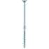 200 Vis à Tête Fraisée D.5 mm x 40 mm – Galvanisées Résinées, TX 25 – Fixation Sécurisée et Durable - ALSAFIX
