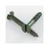 200 Vis Bois Tête Fraisée Galvanisées Résinées Tx 25 - 5x40 mm - D-Work