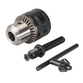 Mandrin à Clé 13 mm avec Clé et Adaptateur SDS Plus - Précision et Polyvalence pour Outils Électroportatifs - Silverline