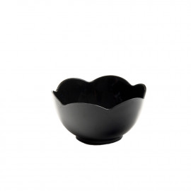 25 Mini Lotus round verrines 6 cl D.63 x Ht. 35 mm reusable, recyclable 100% French - Black - D-Work
