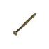 25 Vis Bois Tête Fraisée Galvanisées Résinées Tx 30 - 6x140 mm - D-Work