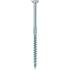 50 Vis à Bois Tête Fraisée D.8 mm x 360 mm – Galvanisées, TX 40 – Fixation Solide et Durable - ALSAFIX