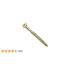 50 Vis à Tête Fraisée D.8 mm x 400 mm – Galvanisées, TX 40 – Fixation Robuste et Durable - ALSAFIX