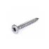 500 Vis Bois Tête Fraisée Inox A2 Tx 20 - 4x50 mm - D-Work