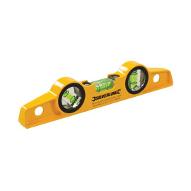 Niveau à Bulle Magnétique d'Échafaudeur 250 mm – Précision et Robustesse – Outil Indispensable pour Bâtiment - Silverline