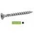 200 Vis à Bois 4,5 x 35 mm – Inox Blanc, TX 20 – Résistantes et Durables - ALSAFIX