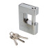 Cadenas Monobloc Blindé 90 mm – Sécurisé, Résistant aux Effractions – Protection Optimale - Silverline