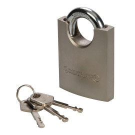 Cadenas en Acier à Anse Protégée 60 mm – Sécurisé et Durable – Protection Optimale pour Vos Biens - Silverline