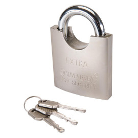 Cadenas en Acier à Anse Protégée 70 mm – Sécurisé et Durable – Protection Optimale pour Vos Biens - Silverline