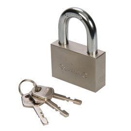 Cadenas en Acier 60 mm – Sécurisé et Résistant – Protection Optimale pour Vos Effets - Silverline