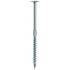 100 Vis Bois Tête Large Bombée D.6 mm x 180 mm – Galvanisées, TX 30 – Fixation Solide et Durable - ALSAFIX
