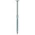 100 Vis Bois Tête Large Bombée D.6 x 200 mm – Galvanisées, TX 30 – Fixation Solide et Durable - ALSAFIX