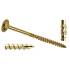 100 Vis Bois Tête Large Bombée Galvanisées+ Tx 30 - 6x180 mm - D-Work