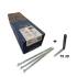 100 Vis Bois Tête Large Bombée D.6 x 200 mm – Galvanisées, TX 30 – Fixation Solide et Durable - ALSAFIX