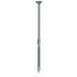 100 Vis à Bois Tête Large Bombée D.6 x 260 mm – Galvanisées, TX 30 – Fixation Solide et Durable - ALSAFIX