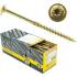 100 Vis Bois Tête Large Bombée Galvanisées+ Tx 30 - 6x240 mm - D-Work