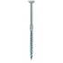 50 Vis à Bois Tête Large Bombée D.8 x 120 mm – Galvanisées, TX 40 – Fixation Solide et Durable - ALSAFIX