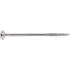 50 Vis à Bois Tête Large Bombée D.8 x 340 mm – Galvanisées, TX 40 – Fixation Solide et Durable - ALSAFIX