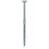 50 Vis à Bois Tête Large Bombée D.8 x 380 mm – Galvanisées, TX 40 – Fixation Solide et Durable - ALSAFIX