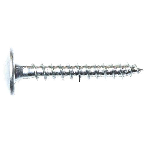 500 Vis de Penture Zinguée Blanc Tx 30 - 6x20 mm - D-Work