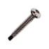 500 Vis de Penture Zinguée Noire Tx 30 - 6x25 mm - D-Work