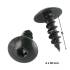 500 Vis de Penture Zinguée Noire Tx 30 - 6x20 mm - D-Work