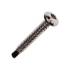 500 Vis de Penture Zinguée Noire Tx 30 - 6x30 mm - D-Work
