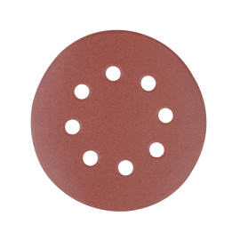 Disques Abrasifs Perforés Auto-Agrippants 125 mm – Lot de 10 – Grain 240, Idéal pour Finition - Silverline