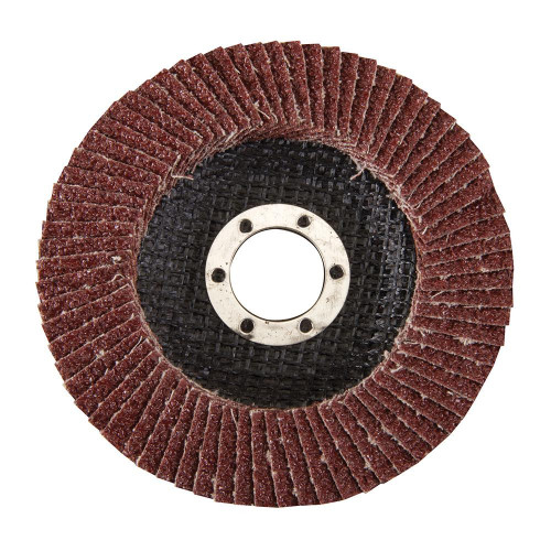 Disque à Lamelles en Corindon 115 mm - Grain 40 - Idéal pour Ponçage Précis - Silverline