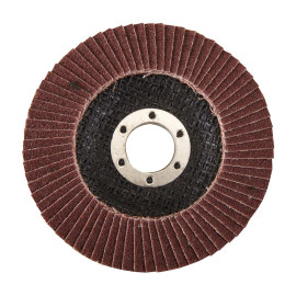 Disque à Lamelles en Corindon 115 mm - Grain 80 - Idéal pour Ponçage Précis - Silverline